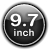 9.7inch
